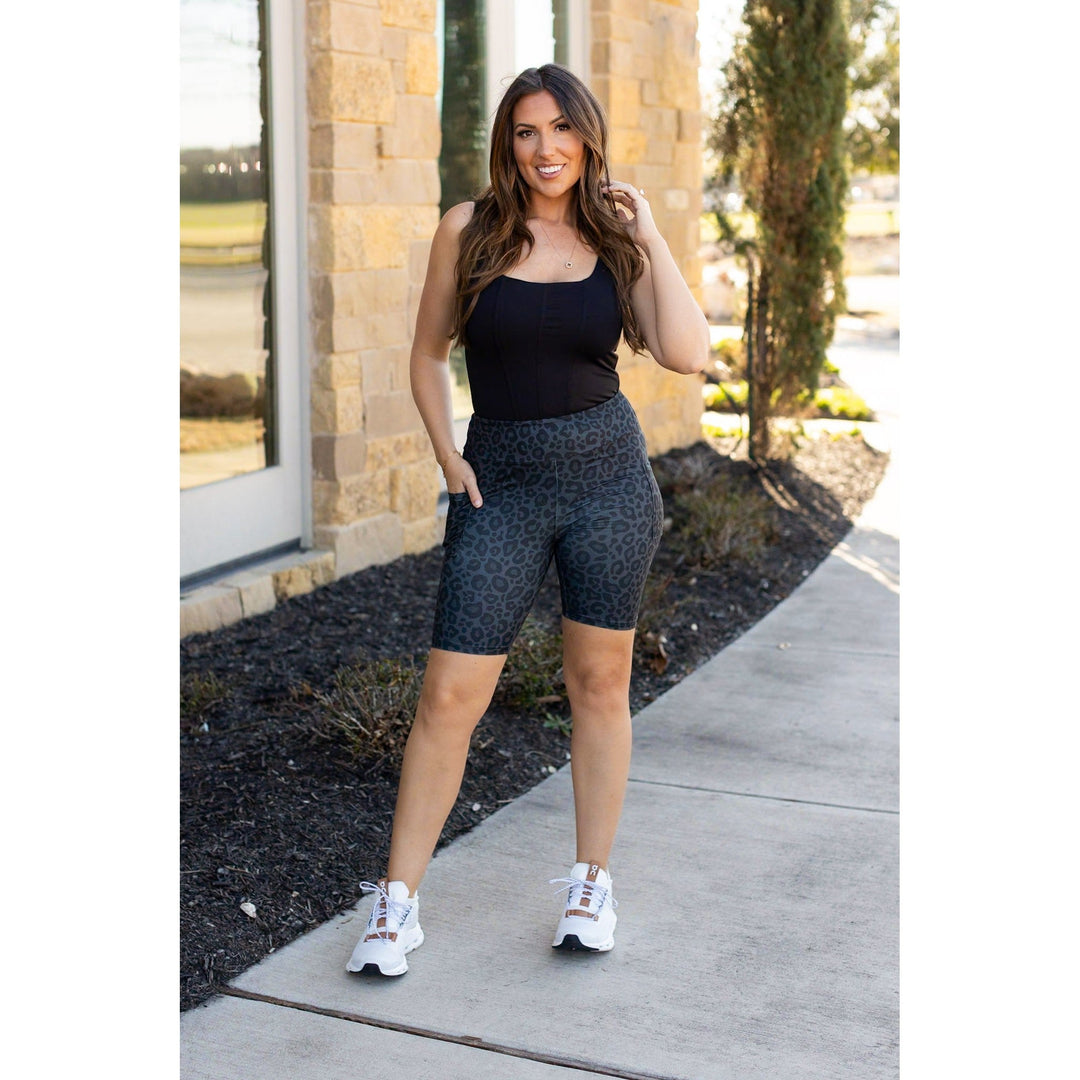 BIKER SHORTS Collection - Luxe Leggings by Julia Rose®-JuliaRoseWholesale-Black LEOPARD-TC2 (Tall & Curvy+) Sizes 20-28-[option4]-[option5]-[option6]-[option7]-[option8]-Shop-Boutique-Clothing-for-Women-Online