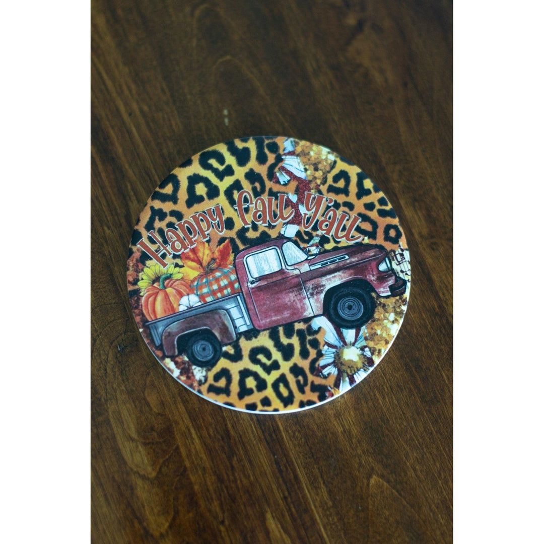 Fall Coasters (Set of 2)-JuliaRoseWholesale-[option4]-[option5]-[option6]-[option7]-[option8]-Shop-Boutique-Clothing-for-Women-Online