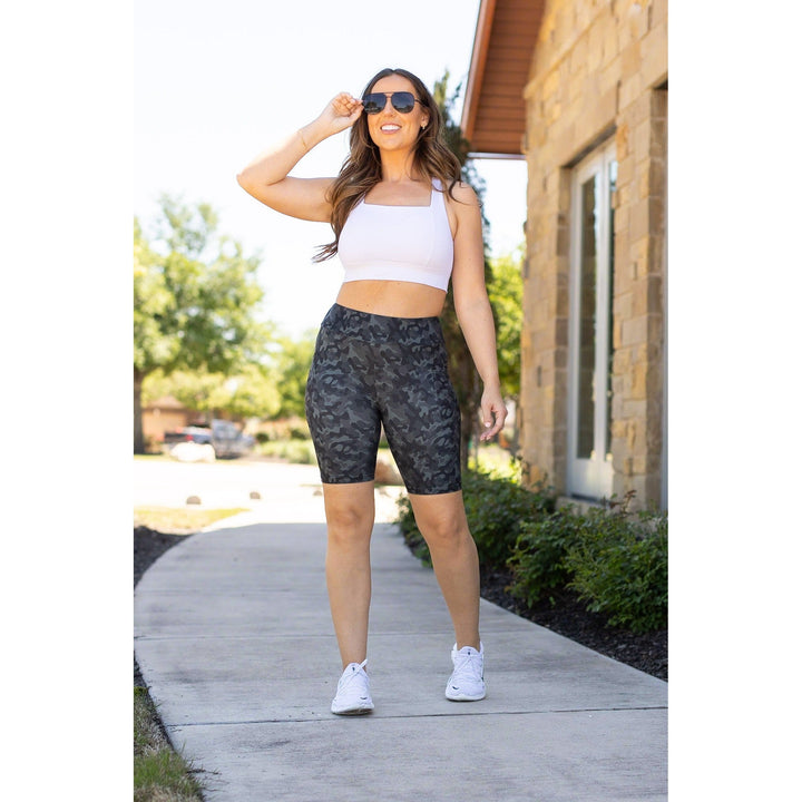 BIKER SHORTS Collection - Luxe Leggings by Julia Rose®-JuliaRoseWholesale-Army Camo-Tween - Sizes 12/14 or 0-2-[option4]-[option5]-[option6]-[option7]-[option8]-Shop-Boutique-Clothing-for-Women-Online