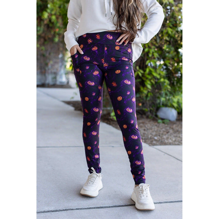 The Elly - Pumpkin Blaze Leggings - Luxe Leggings by Julia Rose®