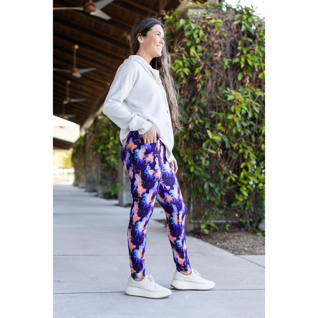 The Trixie - Ghosts Leggings - Luxe Leggings by Julia Rose®