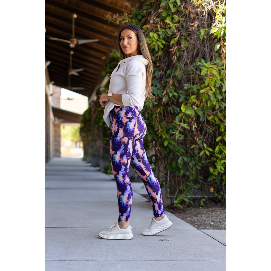 The Trixie - Ghosts Leggings - Luxe Leggings by Julia Rose®-JuliaRoseWholesale-OS (One Size) Sizes 4-10-[option4]-[option5]-[option6]-[option7]-[option8]-Shop-Boutique-Clothing-for-Women-Online