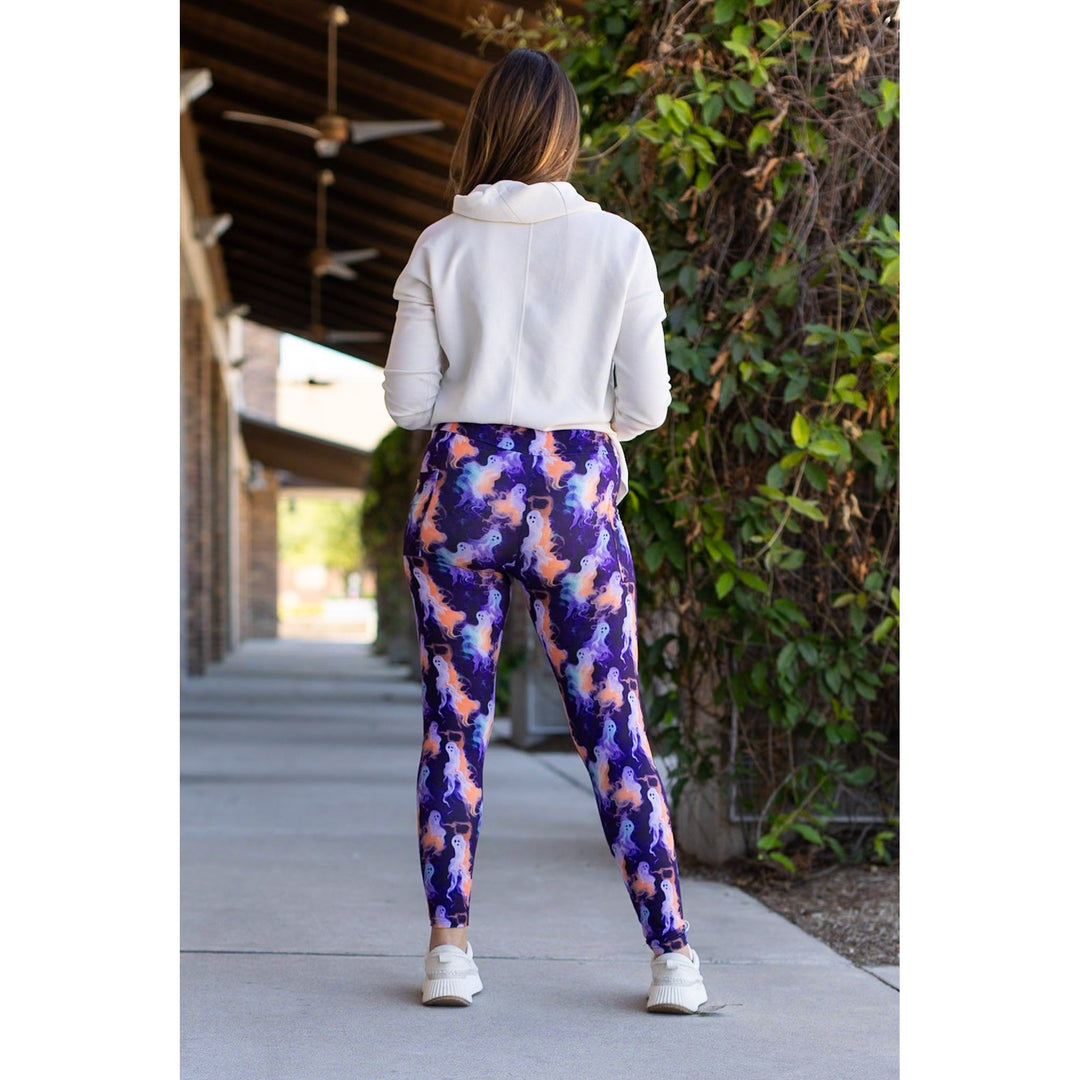 The Trixie - Ghosts Leggings - Luxe Leggings by Julia Rose®-JuliaRoseWholesale-[option4]-[option5]-[option6]-[option7]-[option8]-Shop-Boutique-Clothing-for-Women-Online