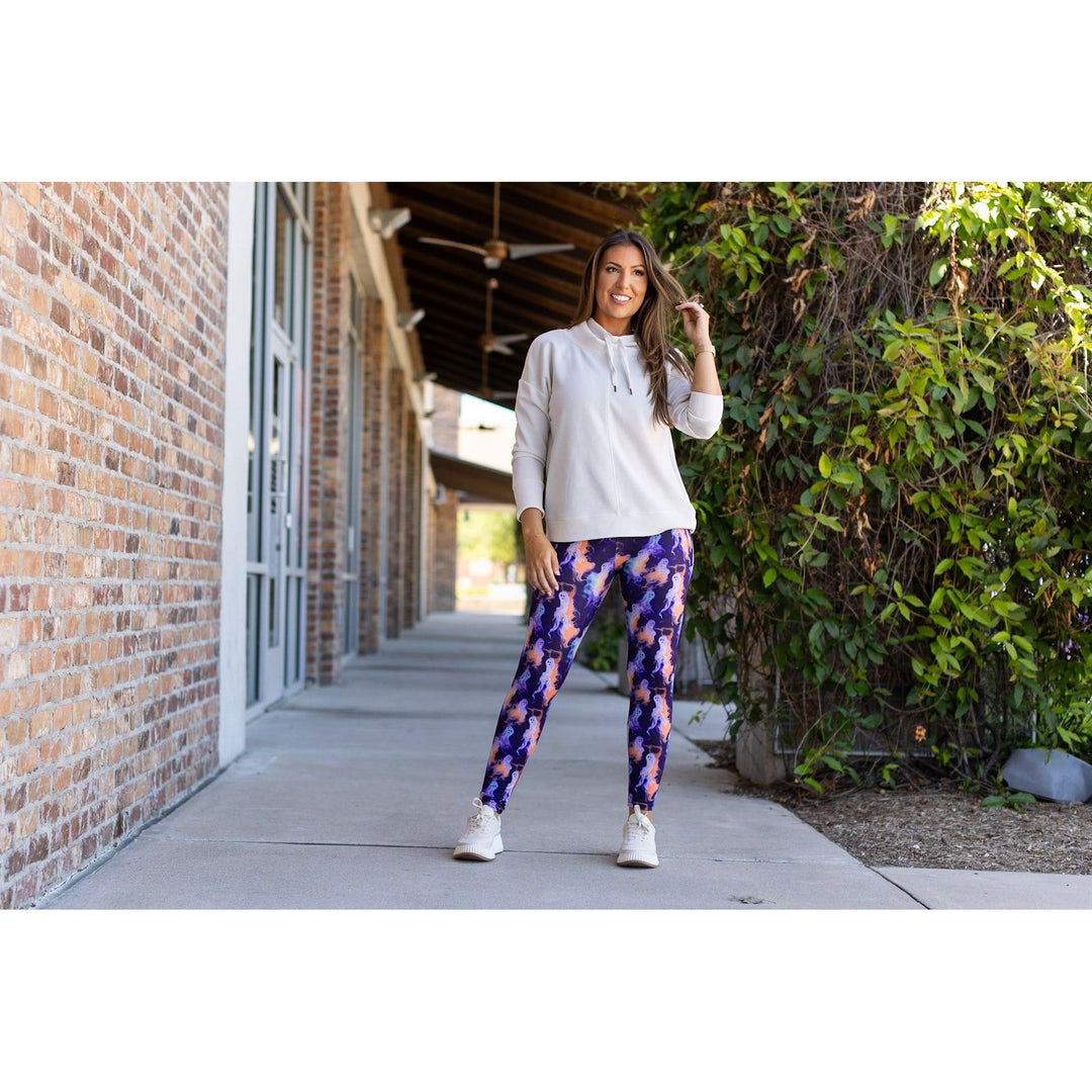 The Trixie - Ghosts Leggings - Luxe Leggings by Julia Rose®-JuliaRoseWholesale-[option4]-[option5]-[option6]-[option7]-[option8]-Shop-Boutique-Clothing-for-Women-Online