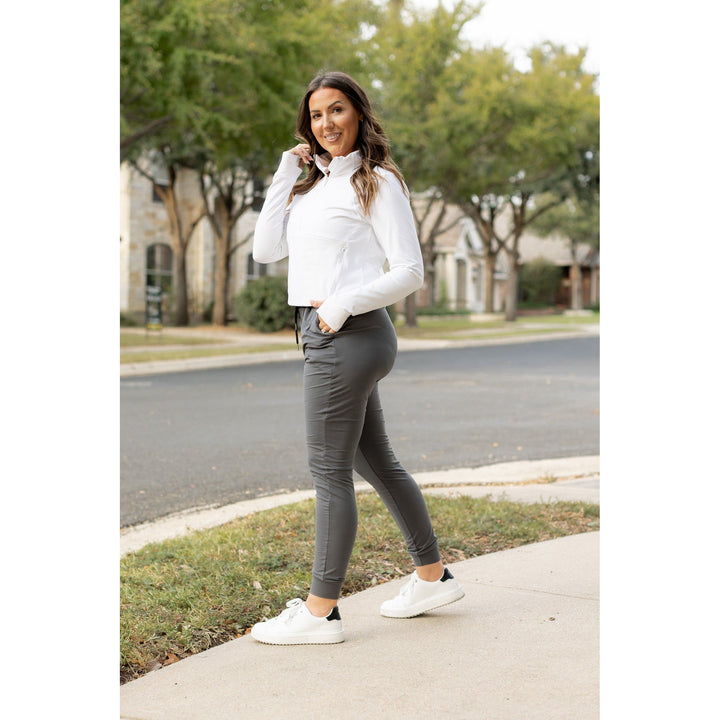 The Cindy Charcoal Joggers - Luxe Leggings by Julia Rose®-JuliaRoseWholesale-[option4]-[option5]-[option6]-[option7]-[option8]-Shop-Boutique-Clothing-for-Women-Online