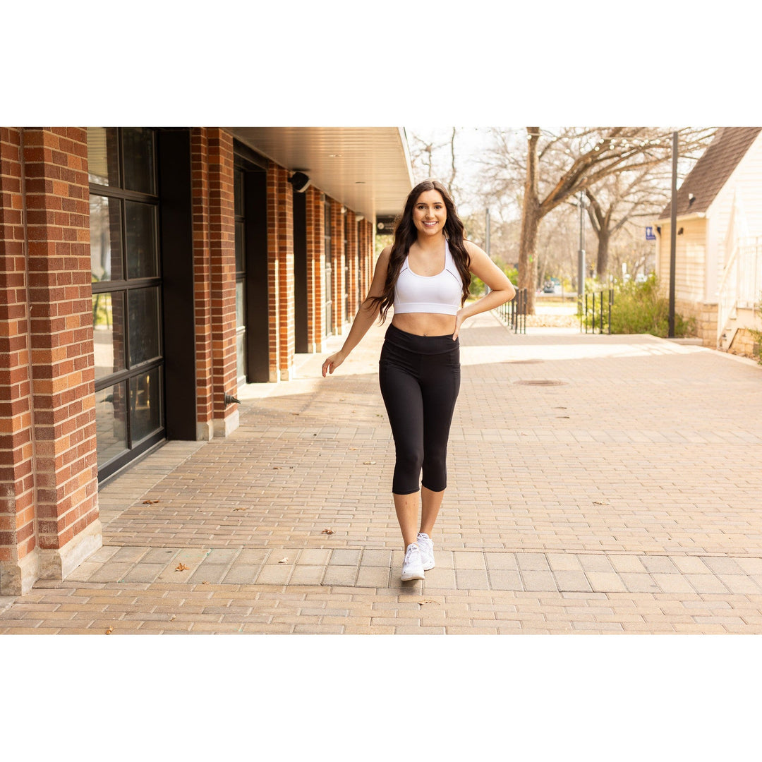 Sleek Pocket Collection - Capri Leggings-JuliaRoseWholesale-[option4]-[option5]-[option6]-[option7]-[option8]-Shop-Boutique-Clothing-for-Women-Online