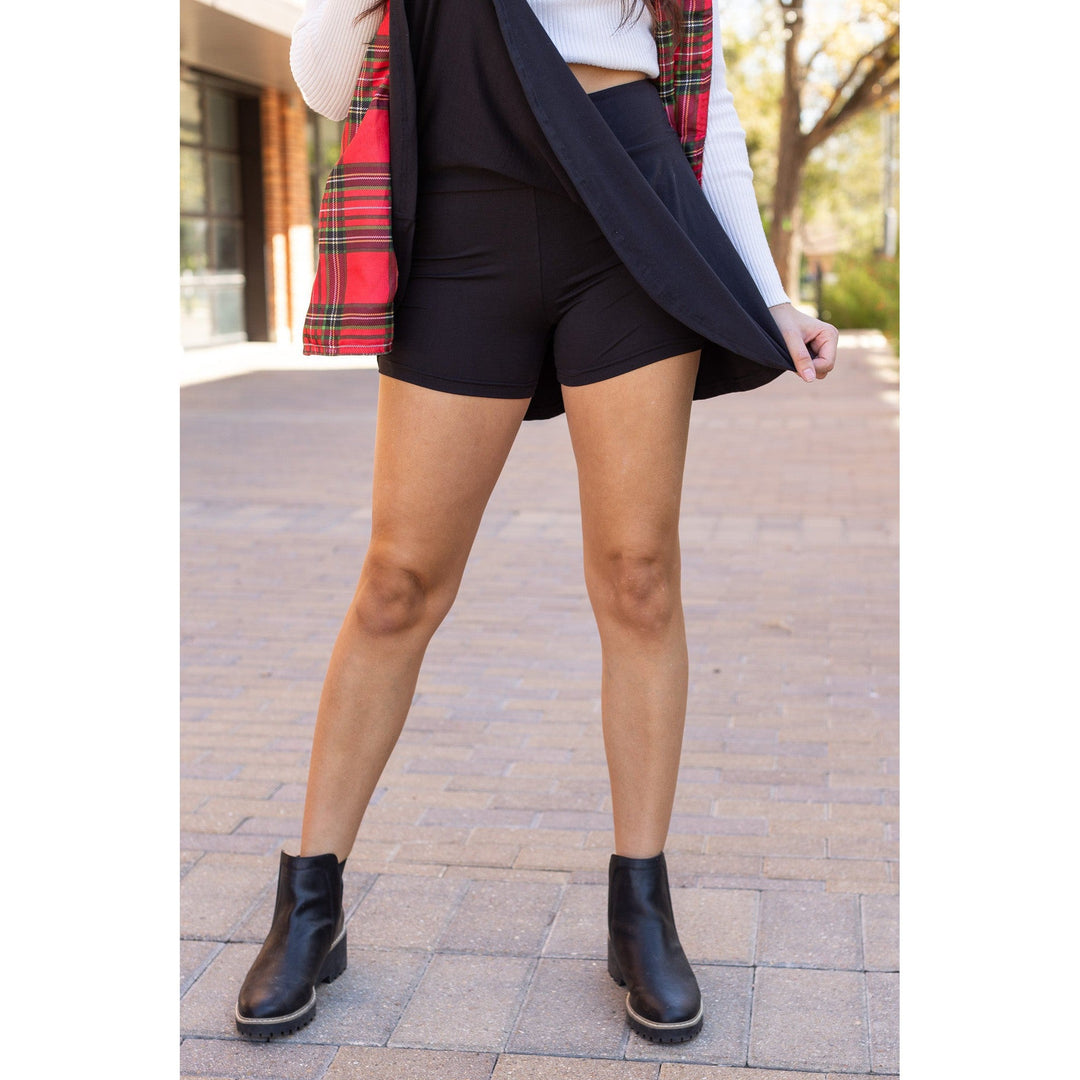 The Brielle Black Skort