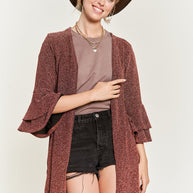 Glitter bell sleeve kimono cardigan-Jade By Jane-[option4]-[option5]-[option6]-[option7]-[option8]-Shop-Boutique-Clothing-for-Women-Online