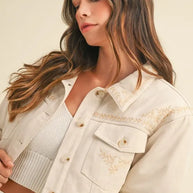 MABLE Embroidered Quilted Cropped Jacket-Coats & Jackets-Trendsi-[option4]-[option5]-[option6]-[option7]-[option8]-Shop-Boutique-Clothing-for-Women-Online