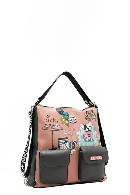 Nicole Lee USA Multifunction Adjustable Strap Eco-Leather Backpack-Bags-Trendsi-[option4]-[option5]-[option6]-[option7]-[option8]-Shop-Boutique-Clothing-for-Women-Online