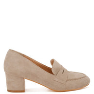 Astra Block Heel Genuine Suede Loafers-Rag Company-[option4]-[option5]-[option6]-[option7]-[option8]-Shop-Boutique-Clothing-for-Women-Online