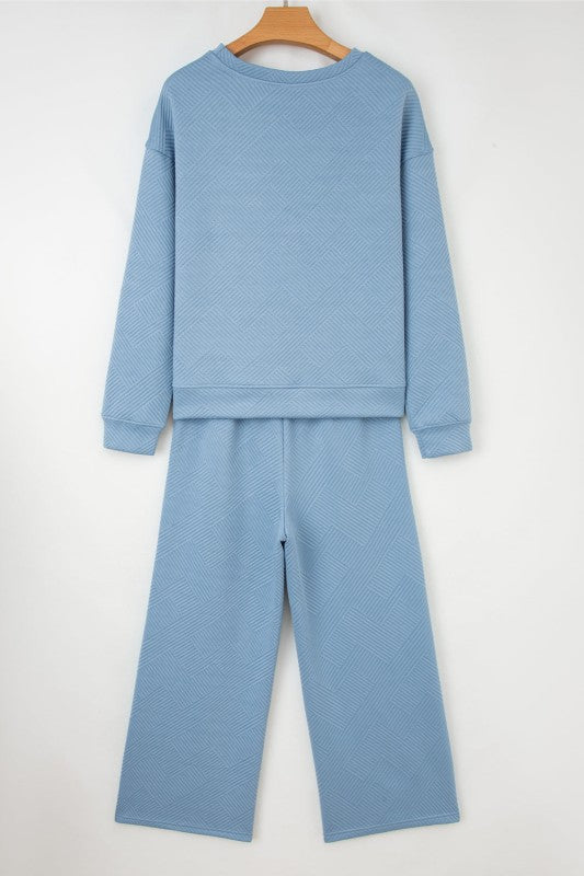 Textured Top and Pants Set-JUNIPER BLVD-[option4]-[option5]-[option6]-[option7]-[option8]-Shop-Boutique-Clothing-for-Women-Online