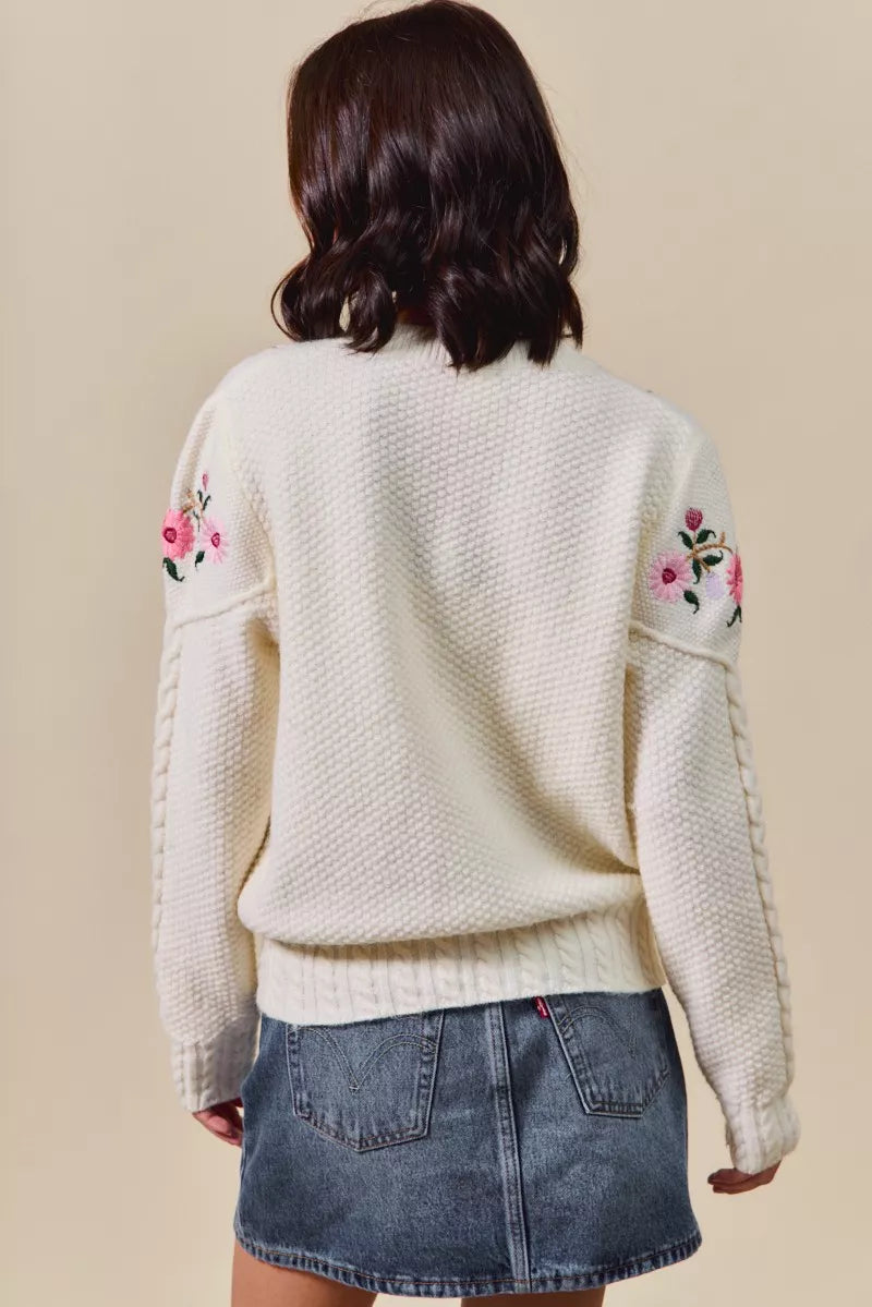 SO ME Floral Embroidered Coquette Sweater Cardigan-Cardigan-Trendsi-[option4]-[option5]-[option6]-[option7]-[option8]-Shop-Boutique-Clothing-for-Women-Online