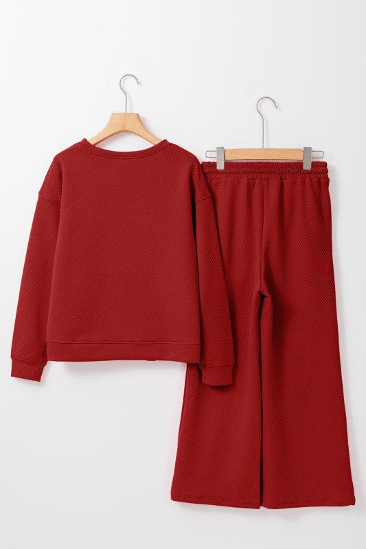 Textured Top and Pants Set-JUNIPER BLVD-[option4]-[option5]-[option6]-[option7]-[option8]-Shop-Boutique-Clothing-for-Women-Online
