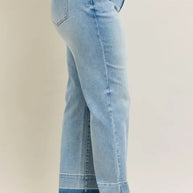 Judy Blue Release Hem Wide Leg Jeans-Trendsi-[option4]-[option5]-[option6]-[option7]-[option8]-Shop-Boutique-Clothing-for-Women-Online