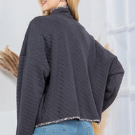 Quilt Jacket with Pockets-Orange Farm Clothing-[option4]-[option5]-[option6]-[option7]-[option8]-Shop-Boutique-Clothing-for-Women-Online