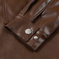 Leather Drawstring Hem Pocketed Jacket-JUNIPER BLVD-[option4]-[option5]-[option6]-[option7]-[option8]-Shop-Boutique-Clothing-for-Women-Online