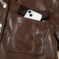 Leather Drawstring Hem Pocketed Jacket-JUNIPER BLVD-[option4]-[option5]-[option6]-[option7]-[option8]-Shop-Boutique-Clothing-for-Women-Online