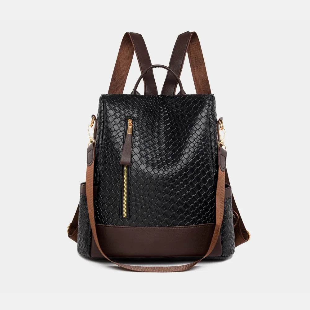 PU Leather Backpack Bag-Bags-Trendsi-[option4]-[option5]-[option6]-[option7]-[option8]-Shop-Boutique-Clothing-for-Women-Online