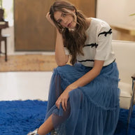 Annie Wear Striped Bow Round Neck Knit Top-knit top-Trendsi-[option4]-[option5]-[option6]-[option7]-[option8]-Shop-Boutique-Clothing-for-Women-Online