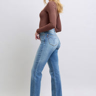 Judy Blue Vintage Wash Thermal Straight Jeans-Trendsi-[option4]-[option5]-[option6]-[option7]-[option8]-Shop-Boutique-Clothing-for-Women-Online