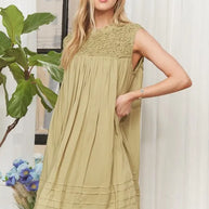 ADORA Loose Textured Babydoll Dress-Dresses-Trendsi-[option4]-[option5]-[option6]-[option7]-[option8]-Shop-Boutique-Clothing-for-Women-Online