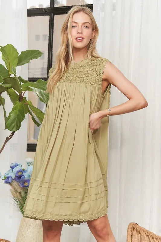 ADORA Loose Textured Babydoll Dress-Dresses-Trendsi-[option4]-[option5]-[option6]-[option7]-[option8]-Shop-Boutique-Clothing-for-Women-Online