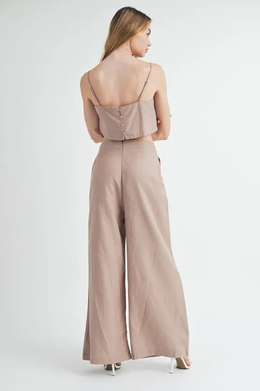 MABLE Linen Mix Crop Cami and Wide Leg Pants Set-2 piece set-Trendsi-[option4]-[option5]-[option6]-[option7]-[option8]-Shop-Boutique-Clothing-for-Women-Online