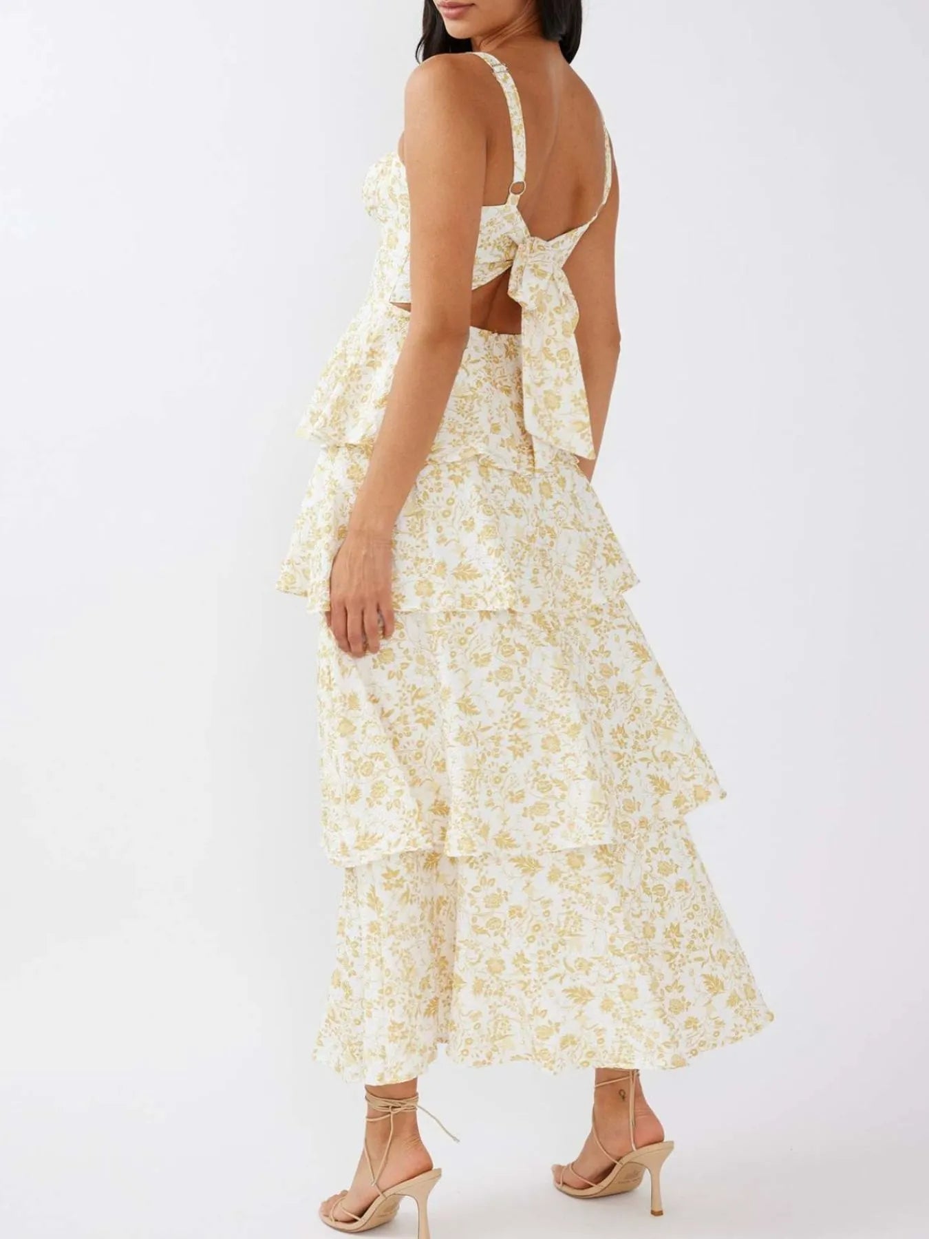 Floral Layered Ruffle Dress-Dresses-Trendsi-[option4]-[option5]-[option6]-[option7]-[option8]-Shop-Boutique-Clothing-for-Women-Online