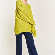 V-NECK OVERSIZED SWEATER PLUS SIZE-Jade By Jane-[option4]-[option5]-[option6]-[option7]-[option8]-Shop-Boutique-Clothing-for-Women-Online