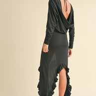 Mable Backless Asymmetric Ruffle Hem Dress-Dresses-Trendsi-[option4]-[option5]-[option6]-[option7]-[option8]-Shop-Boutique-Clothing-for-Women-Online