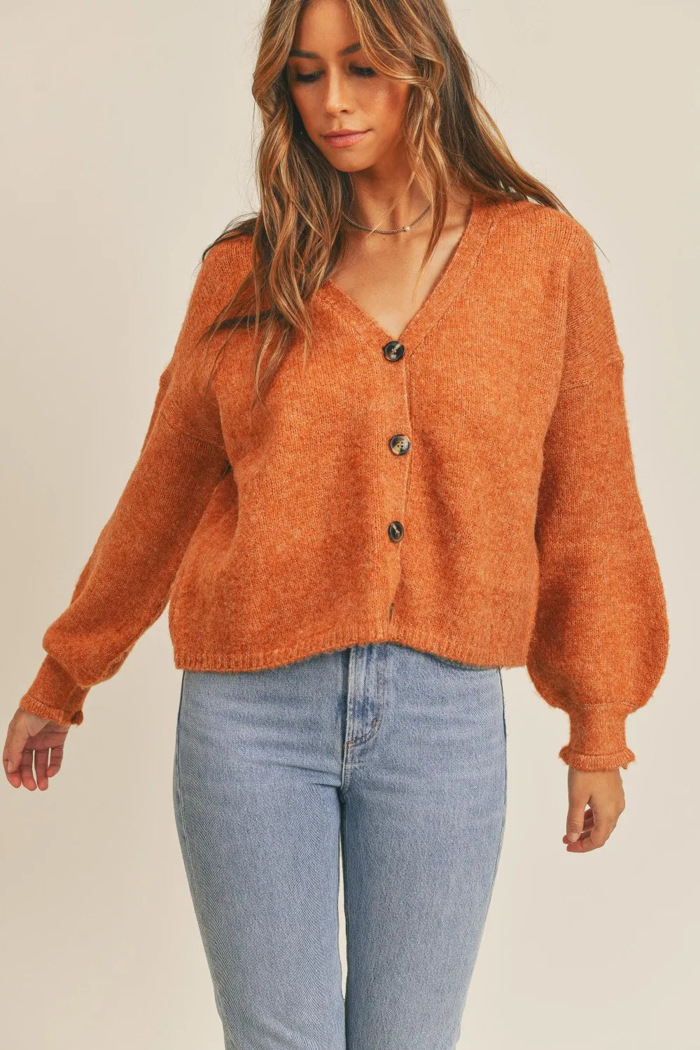 MABLE Long Sleeve Button Down Sweater Cardigan-Sweaters-Trendsi-[option4]-[option5]-[option6]-[option7]-[option8]-Shop-Boutique-Clothing-for-Women-Online