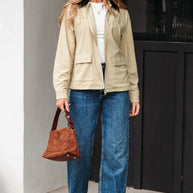 Textured Zip-Up Collared Faux Leather Jacket-JUNIPER BLVD-[option4]-[option5]-[option6]-[option7]-[option8]-Shop-Boutique-Clothing-for-Women-Online