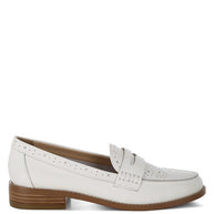 Clotilda Perforated Low Heel Loafers-Rag Company-[option4]-[option5]-[option6]-[option7]-[option8]-Shop-Boutique-Clothing-for-Women-Online