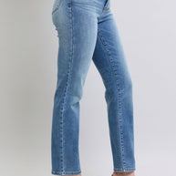 Judy Blue Vintage Wash Thermal Straight Jeans-Trendsi-[option4]-[option5]-[option6]-[option7]-[option8]-Shop-Boutique-Clothing-for-Women-Online