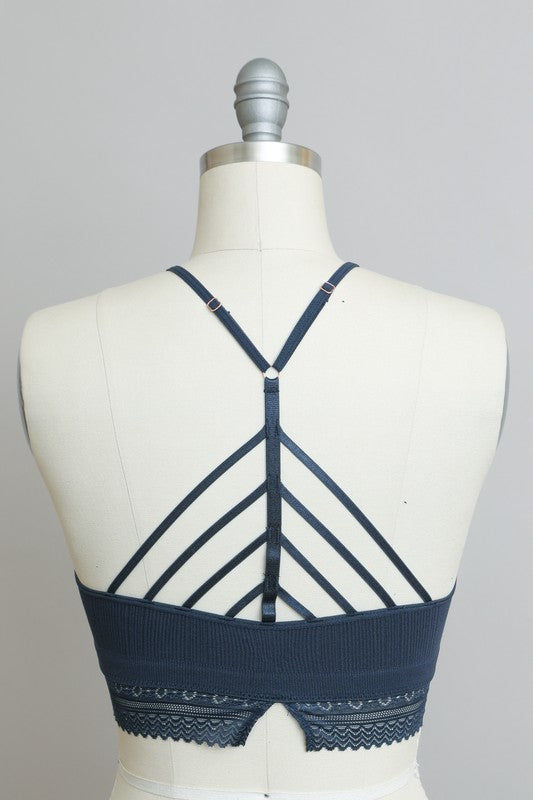 High Neck Crochet Lace Trim Bralette-Leto Accessories-[option4]-[option5]-[option6]-[option7]-[option8]-Shop-Boutique-Clothing-for-Women-Online