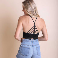 High Neck Crochet Lace Trim Bralette-Leto Accessories-[option4]-[option5]-[option6]-[option7]-[option8]-Shop-Boutique-Clothing-for-Women-Online