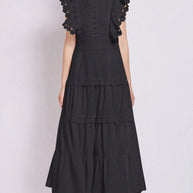 Sleeveless Ruffled Tiered Dress with Embroidered Trim-dresses-Trendsi-[option4]-[option5]-[option6]-[option7]-[option8]-Shop-Boutique-Clothing-for-Women-Online