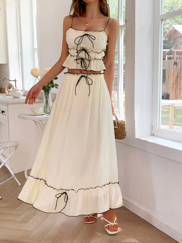 Frill Square Neck Cami and Skirt Set-outfit-Trendsi-[option4]-[option5]-[option6]-[option7]-[option8]-Shop-Boutique-Clothing-for-Women-Online