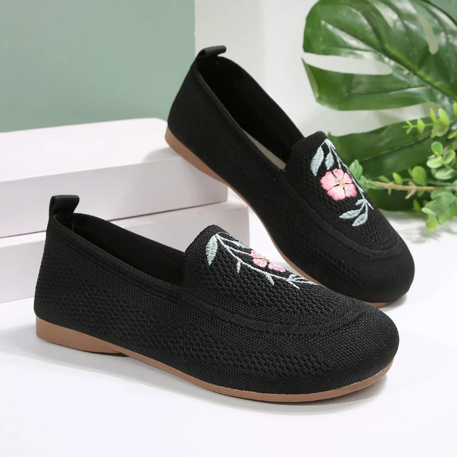 Embroidered Mesh Slip-Ons-135 Flats-Trendsi-[option4]-[option5]-[option6]-[option7]-[option8]-Shop-Boutique-Clothing-for-Women-Online