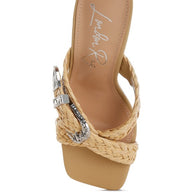 Nimaya Braided Criss-Cross Strap Sandals-Rag Company-[option4]-[option5]-[option6]-[option7]-[option8]-Shop-Boutique-Clothing-for-Women-Online