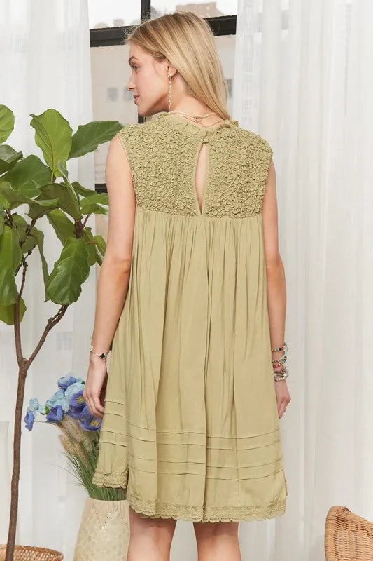 ADORA Loose Textured Babydoll Dress-Dresses-Trendsi-[option4]-[option5]-[option6]-[option7]-[option8]-Shop-Boutique-Clothing-for-Women-Online