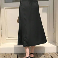 Asymmetric Wrap Midi Skirt with Fluted Hem-Skirts-Trendsi-[option4]-[option5]-[option6]-[option7]-[option8]-Shop-Boutique-Clothing-for-Women-Online