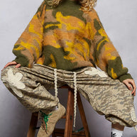 POL Mock Neck Abstract Colorblock Pattern Sweater-Sweaters-Trendsi-[option4]-[option5]-[option6]-[option7]-[option8]-Shop-Boutique-Clothing-for-Women-Online