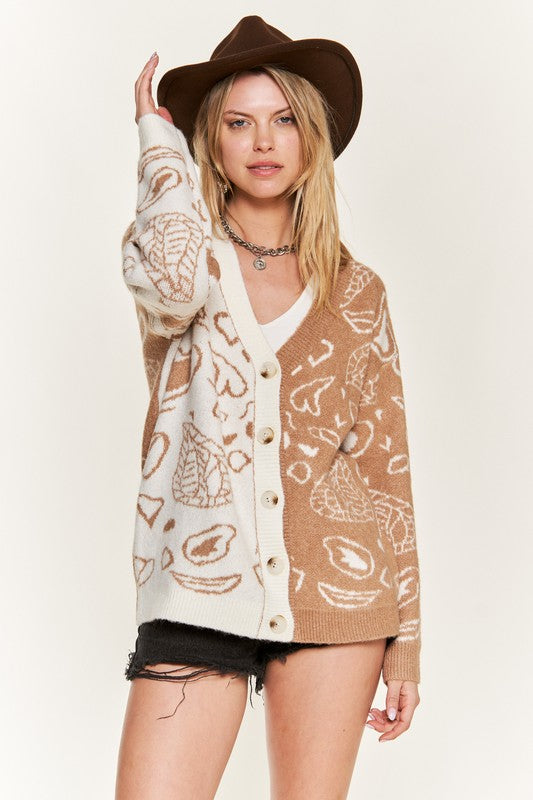 Heart paisley and Color block cardigan-Jade By Jane-[option4]-[option5]-[option6]-[option7]-[option8]-Shop-Boutique-Clothing-for-Women-Online