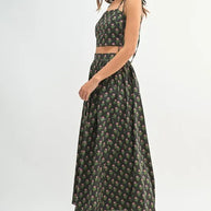 MABLE Floral Crop Top and Skirt Set-sets-Trendsi-[option4]-[option5]-[option6]-[option7]-[option8]-Shop-Boutique-Clothing-for-Women-Online