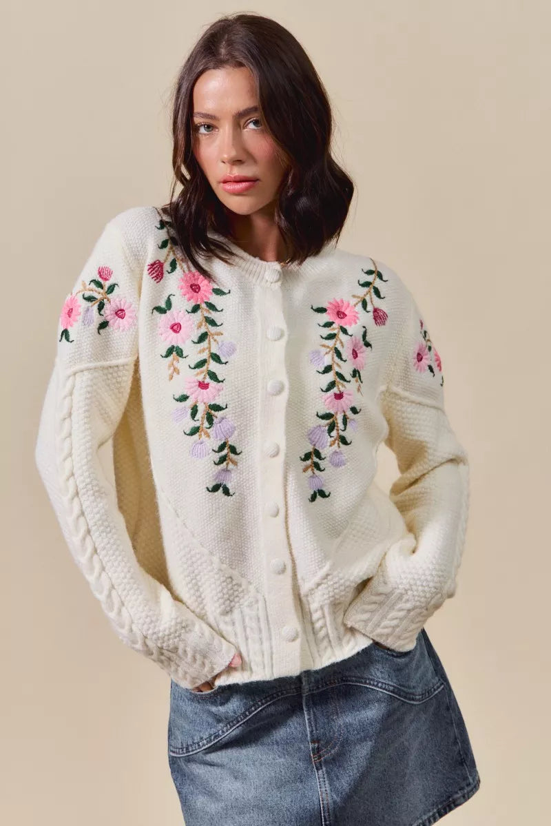 SO ME Floral Embroidered Coquette Sweater Cardigan-Cardigan-Trendsi-[option4]-[option5]-[option6]-[option7]-[option8]-Shop-Boutique-Clothing-for-Women-Online