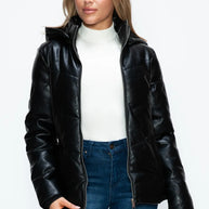 How Dare U Pocketed Zip Up Puffer Jacket with Removable Hood-Coats & Jackets-Trendsi-[option4]-[option5]-[option6]-[option7]-[option8]-Shop-Boutique-Clothing-for-Women-Online