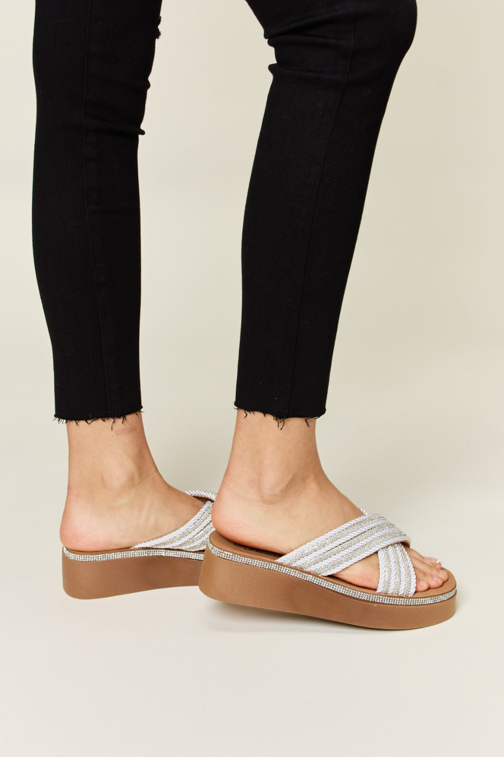 Forever Link Rhinestone Platform Wedge Sandals-Trendsi-[option4]-[option5]-[option6]-[option7]-[option8]-Shop-Boutique-Clothing-for-Women-Online