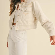 MABLE Embroidered Quilted Cropped Jacket-Coats & Jackets-Trendsi-[option4]-[option5]-[option6]-[option7]-[option8]-Shop-Boutique-Clothing-for-Women-Online